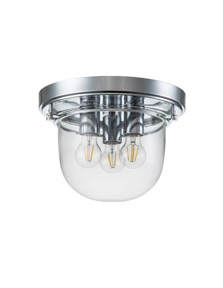 badeværelseslampe loft led moderne design krom