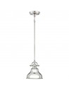 EMERY Loftlampe i stål Ø20,3 cm 1 x E27 - Sølv