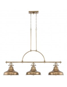 moderne design langbordspendel spisebord køkken køkkenø messing