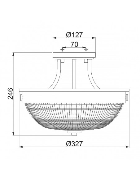 moderne design plafond loftlampe