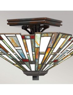tiffany plafond loftlampe design 2