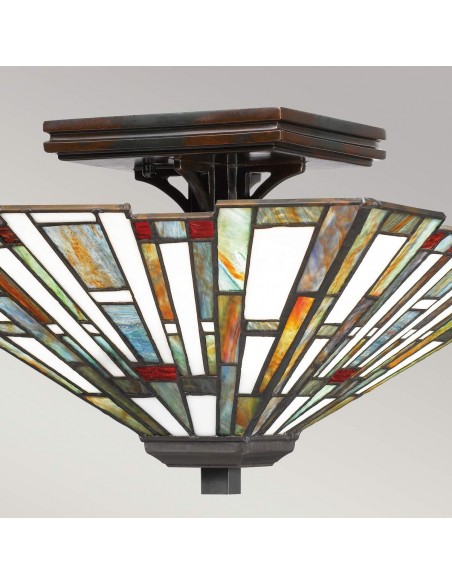 tiffany plafond loftlampe design
