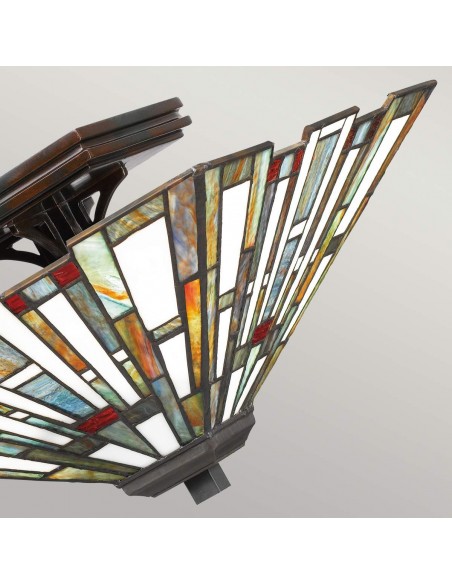 tiffany plafond loftlampe design