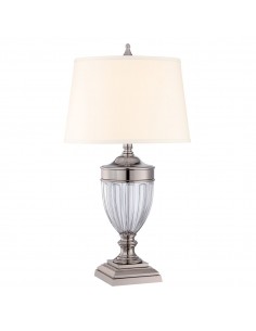 Bordlampe glas høj stor