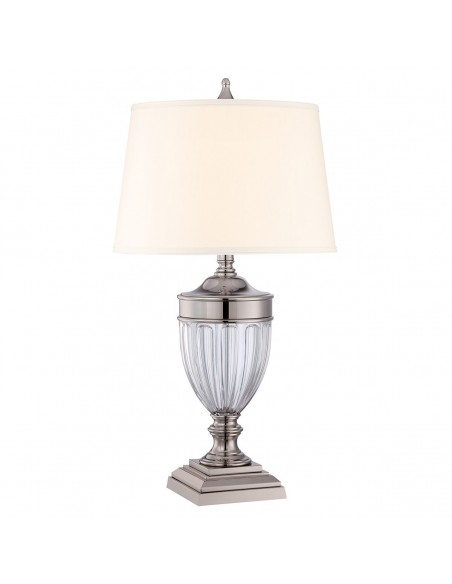Bordlampe glas høj stor
