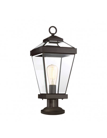 Bedlampe led udendørslamper gammel stil klassiske sokkellamper halvmur