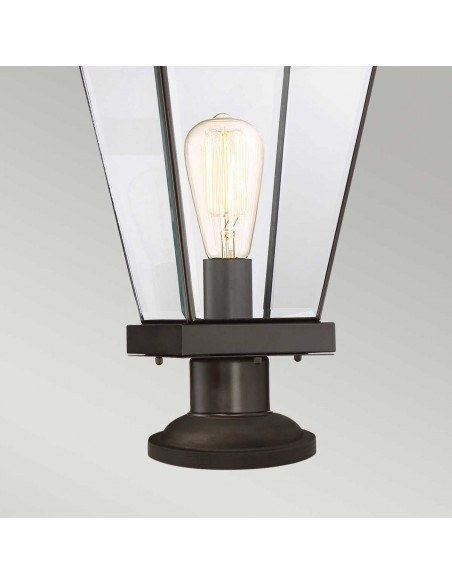 Bedlampe led udendørslamper gammel stil klassiske sokkellamper halvmur
