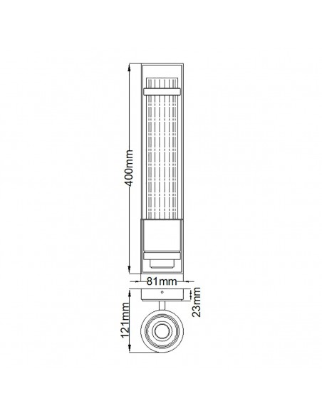 badeværelseslampe væg e27 moderne design spejl messing