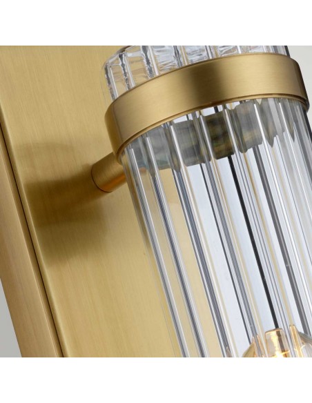 badeværelseslampe væg e27 moderne design spejl messing