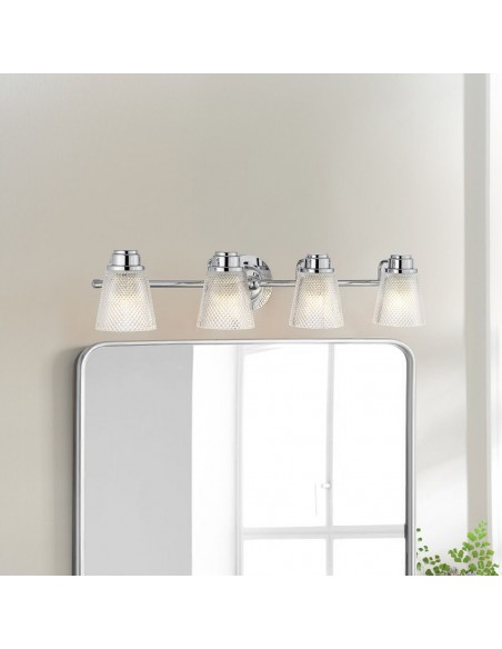 badeværelseslamper væg led krom moderne design over spejl