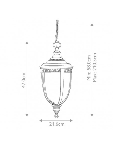 loftlampe udendørslamper gammel stil klassiske lanterne loftlanterne sort