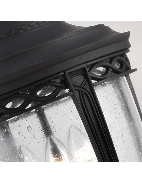 loftlampe udendørslamper gammel stil klassiske lanterne loftlanterne sort
