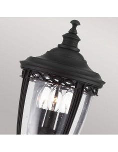Bedlampe led udendørslamper gammel stil klassiske sort retro 2