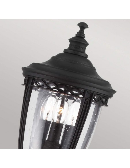 Bedlampe led udendørslamper gammel stil klassiske sort retro