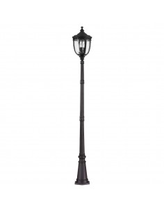 Bedlampe led udendørslamper gammel stil klassiske sort retro lampemast