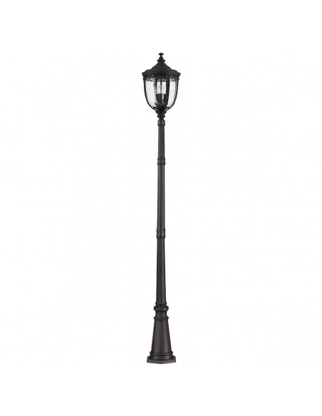 Bedlampe led udendørslamper gammel stil klassiske sort retro lampemast
