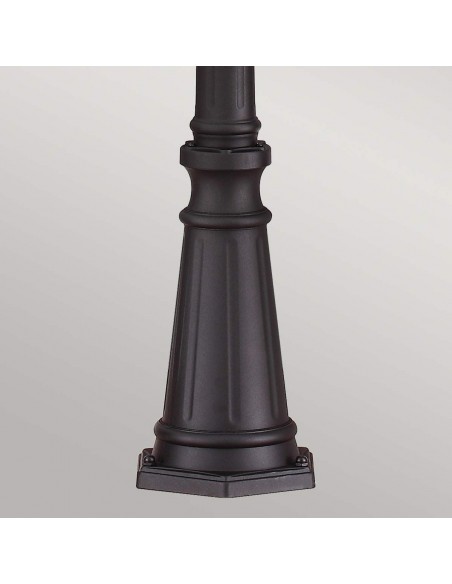 Bedlampe led udendørslamper gammel stil klassiske sort retro lampemast
