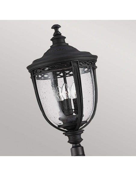 Bedlampe led udendørslamper gammel stil klassiske sort retro lampemast