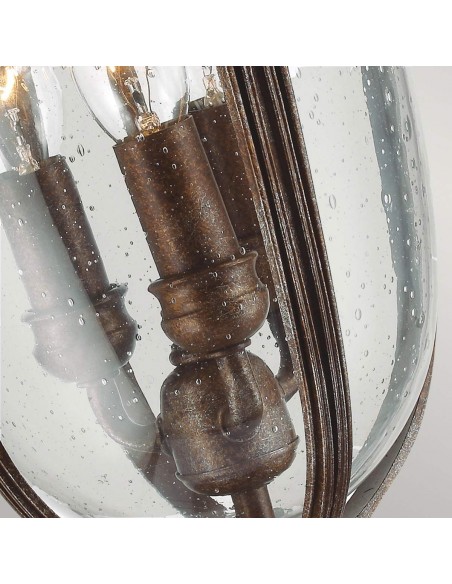 Bedlampe led udendørslamper gammel stil klassiske sokkellamper halvmur sort retro