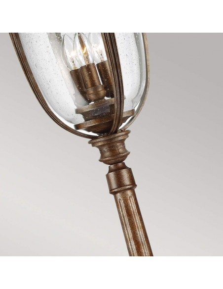 Bedlampe led udendørslamper gammel stil klassiske sort retro lampemast