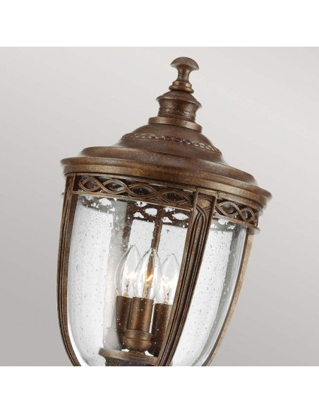 Bedlampe led udendørslamper gammel stil klassiske sort retro lampemast