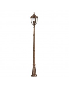 Bedlampe led udendørslamper gammel stil klassiske sort retro lampemast