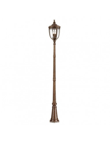 Bedlampe led udendørslamper gammel stil klassiske sort retro lampemast