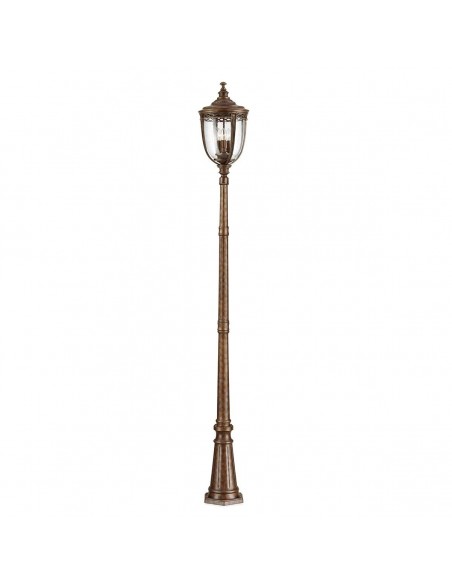 Bedlampe led udendørslamper gammel stil klassiske sort retro lampemast