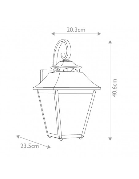væglampe udendørslamper gammel stil klassisk udendørs lamper e27 retro