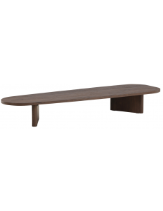 organisk former sofabord brun træ