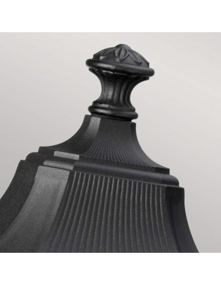 Bedlampe led udendørslamper gammel stil klassiske sokkellamper halvmur sort retro