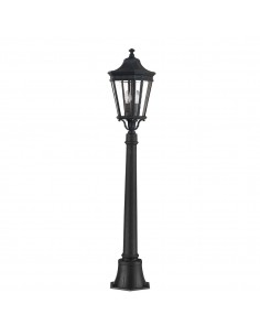 Bedlampe led udendørslamper gammel stil klassiske sort retro stående