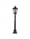 COTSWOLD LANE Udendørs bedlampe i aluminium og glas H110 cm 2 x E14 - Sort/Klar