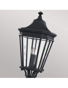 Bedlampe led udendørslamper gammel stil klassiske sort retro stående lampemast 2