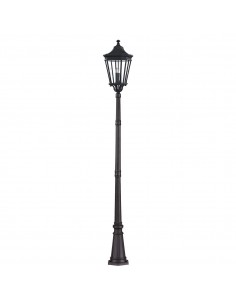 Bedlampe led udendørslamper gammel stil klassiske sort retro stående lampemast