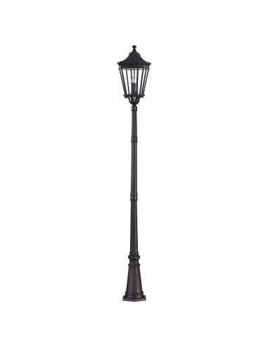 Bedlampe led udendørslamper gammel stil klassiske sort retro stående lampemast