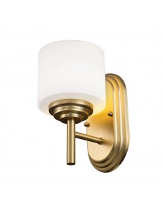 badeværelseslampe væg led messing moderne design spejl