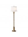 STATEROOM Gulvlampe i stål og bomuld H158 cm 2 x E27 - Brændt messing/Hvid