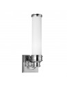 PAYNE Badeværelselampe i stål og opalglas H36,8 cm 1 x 3W G9 LED - Poleret krom/Opalhvid