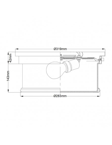 badeværelseslamper loft led krom moderne design