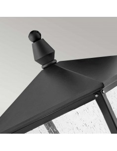 Bedlampe led udendørslamper gammel stil klassiske sokkellamper halvmur sort retro 2