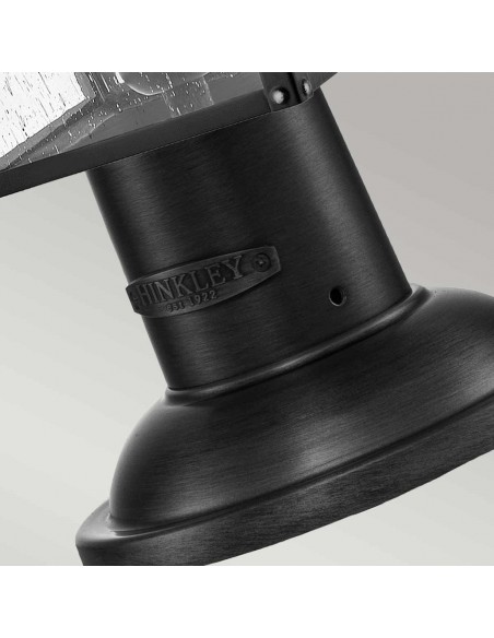 Bedlampe led udendørslamper gammel stil klassiske sokkellamper halvmur sort retro