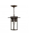 MANHATTAN Udendørs loftlanterne i aluminium og glas H35,5 - 134 cm 1 x E27 - Antik olieret bronze/Klar