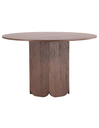Spisebord træ brun 120 rundt moderne design