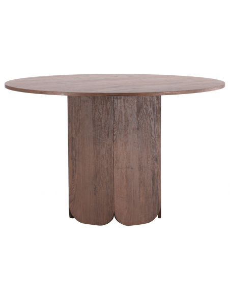 Spisebord træ brun 120 rundt moderne design