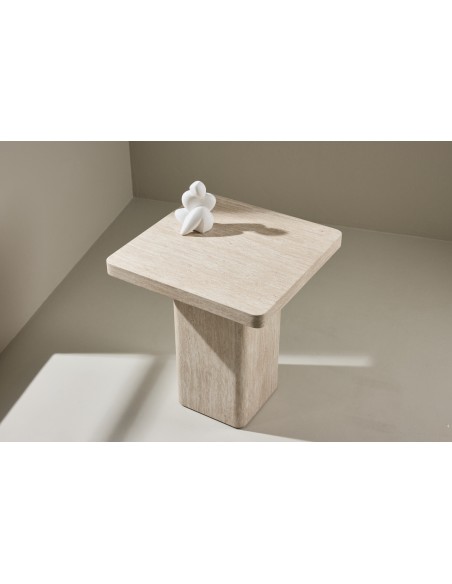 sofabord travertin sten marmor sidebord