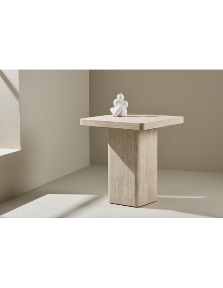 sofabord travertin sten marmor sidebord