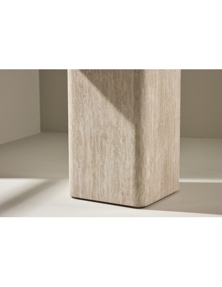 sofabord travertin sten marmor sidebord