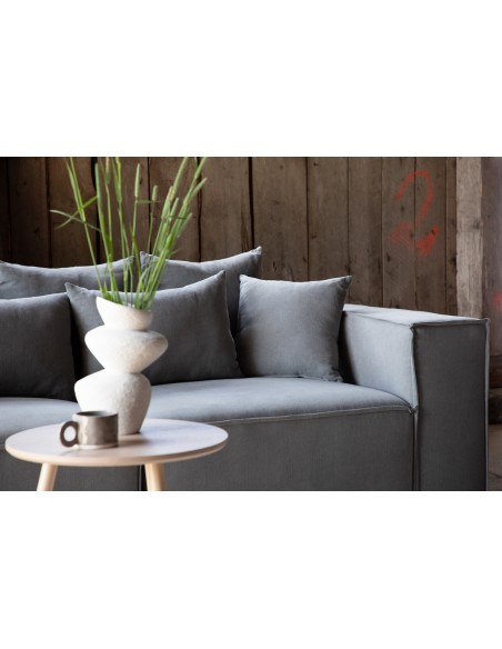 sofa modulsofa moduler moderne design stof grå