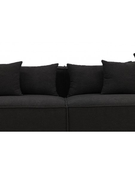 sofa modulsofa moduler moderne design stof sort